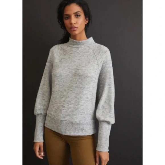 Anthropologie Sweaters - ANTHROPOLOGIE Maeve Marled gray cowl neck Laney pullover sweater M